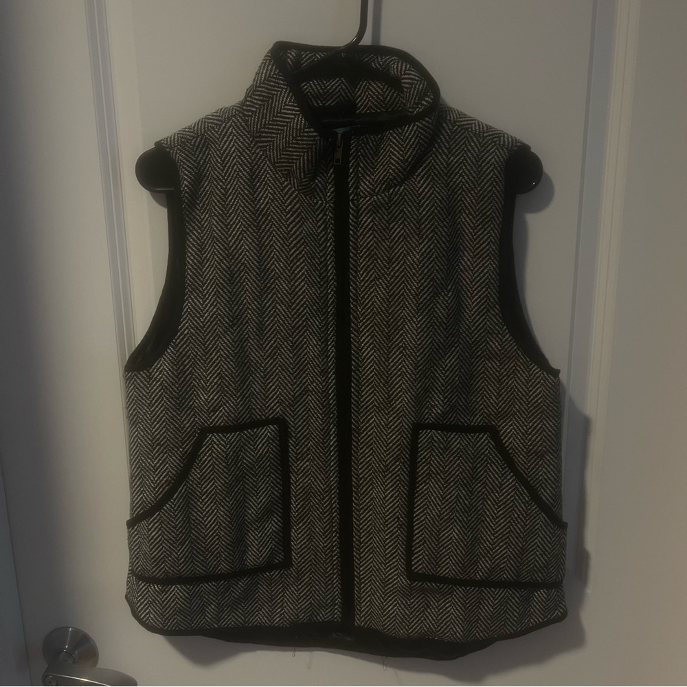 Herringbone Patterned Vest - Francesca’s Collecti… - image 1